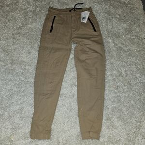 Men's Tan Jogger Pants